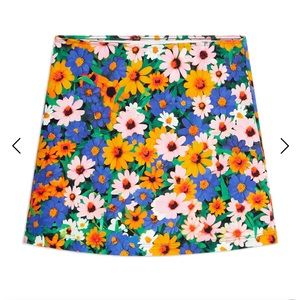 Weworewhat Macro Wildflowers Tube Mini Skirt